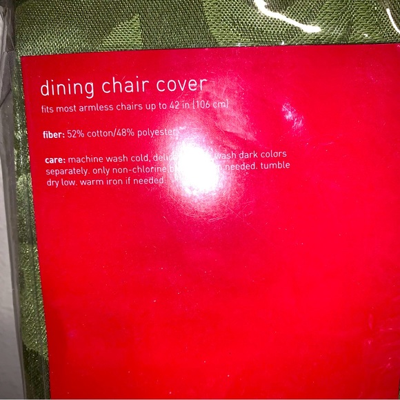 Classic Home Traditional Holiday Dining Chair Cover - Picture 3 of 8